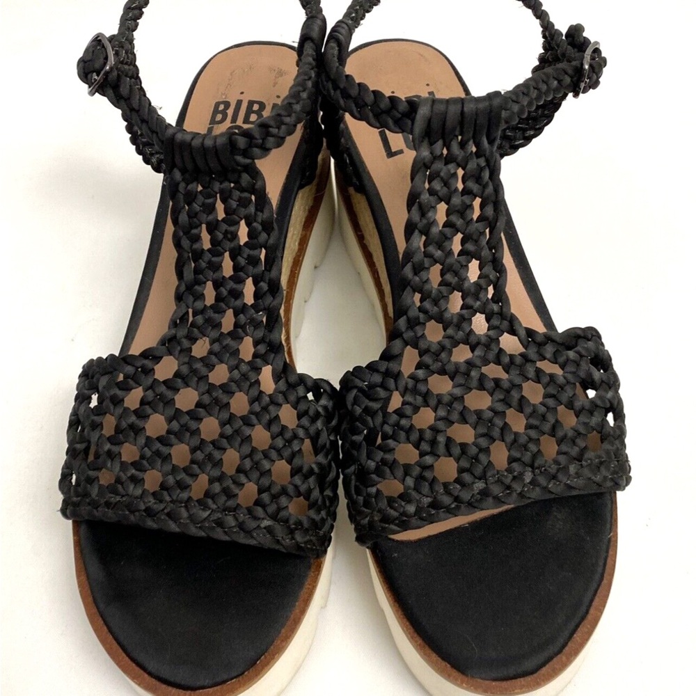 BIBI‎ LOU Woven Platform Sandals